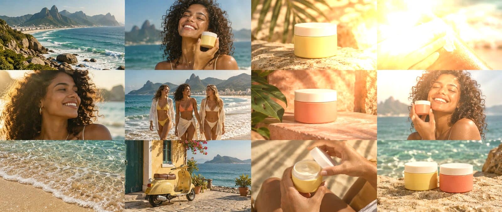 CC Light Rays effect on the Cutroom summer campaign