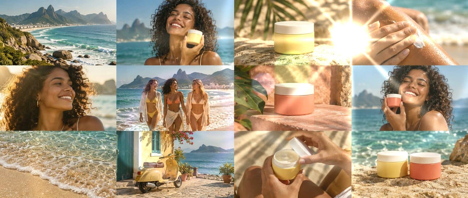 Lens Flare effect on the Cutroom summer campaign