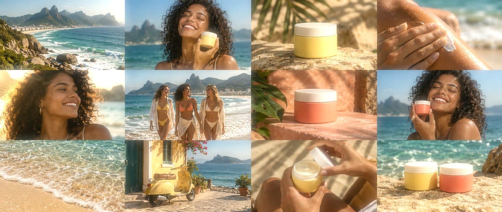 Bloom effect on the Cutroom summer campaign