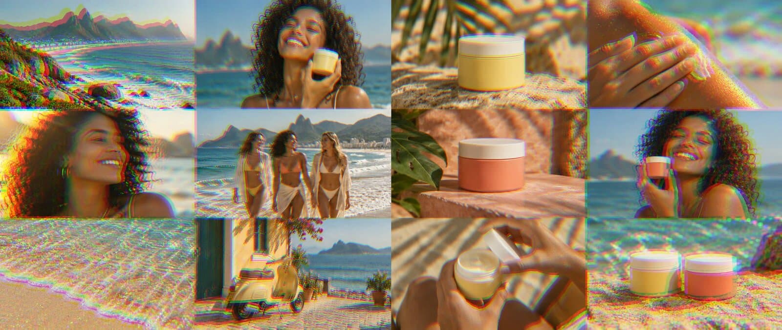 Chromatic aberration effect on the Cutroom summer campaign