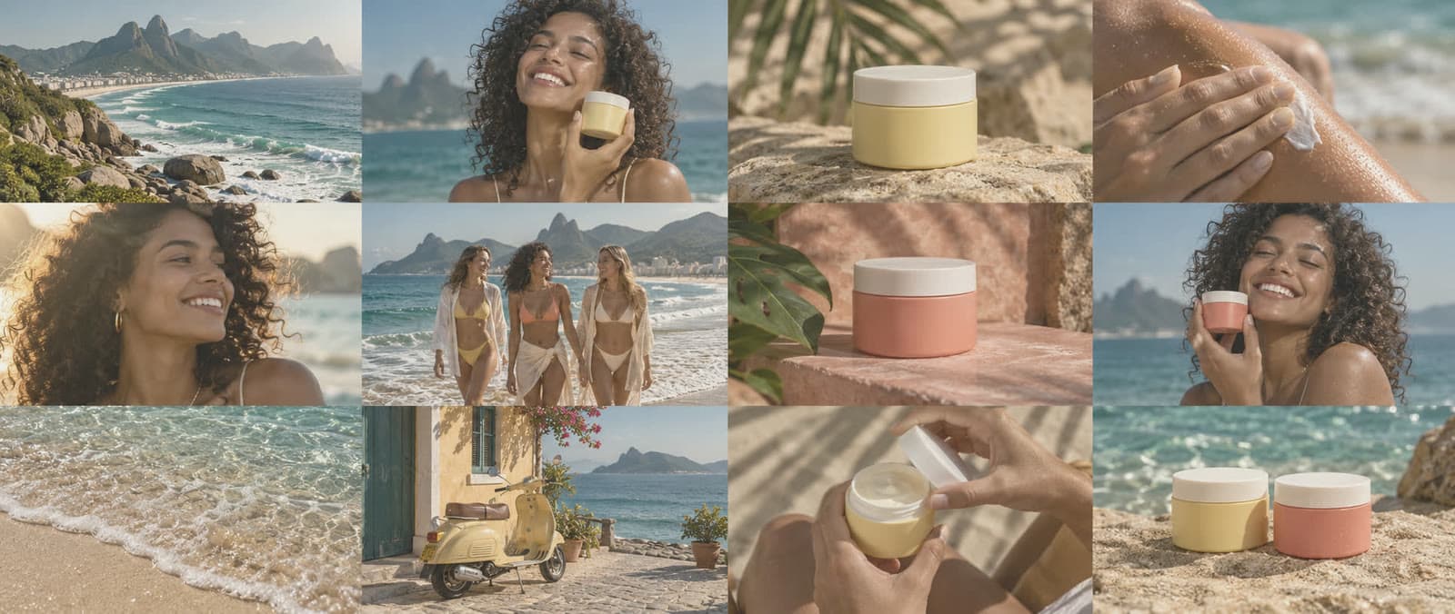 Summer campaign with the Faded Color look