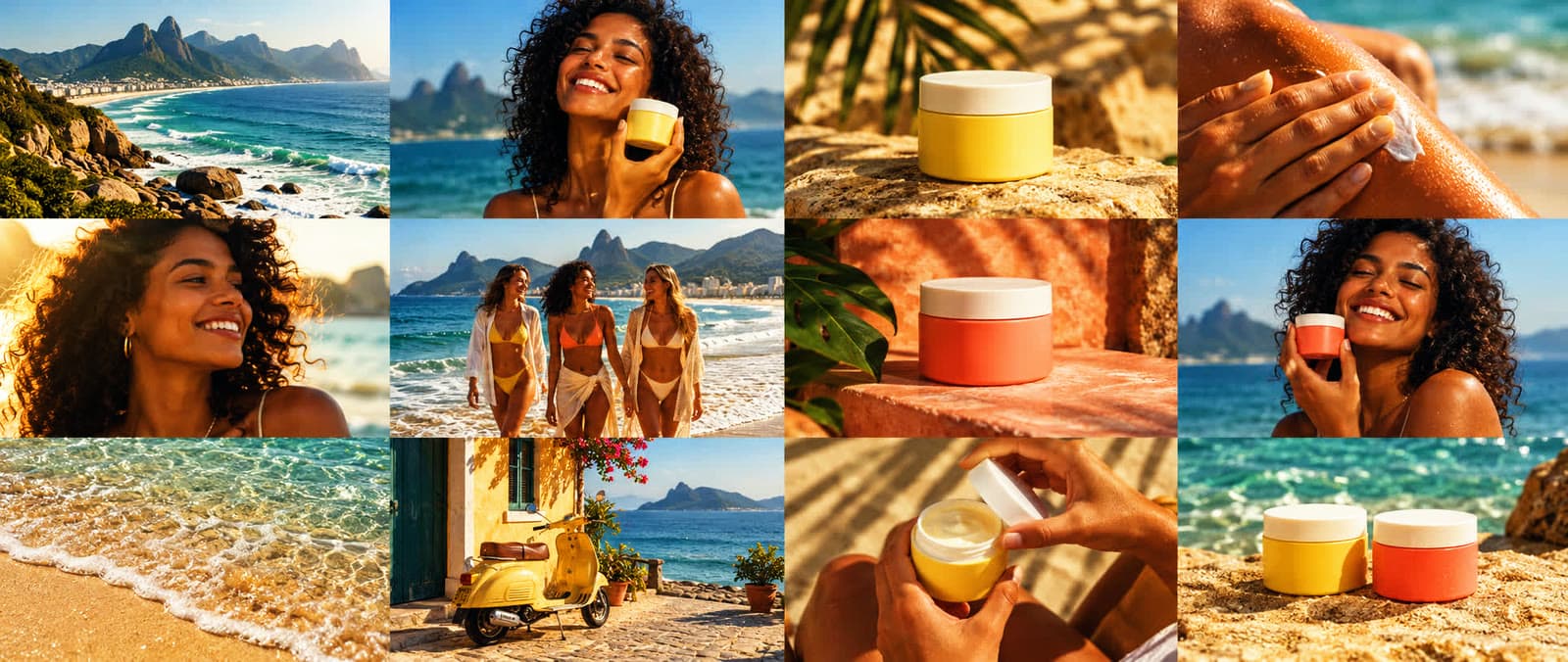 Summer campaign with the Slide Film look